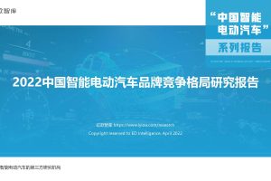 2022中国智能电动汽车品牌竞争格局研究报告（PDF）