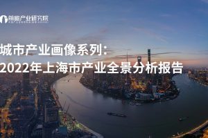 前瞻产业研究院-城市产业画像系列：2022年上海市产业全景分析报告（PDF）