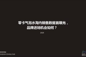 饮料汽泡水品牌元气森林、巴黎水、汉口二厂流量的秘密（PDF）