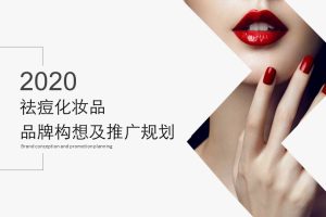 祛痘化妆品品牌构想及推广规划方案（PPT）