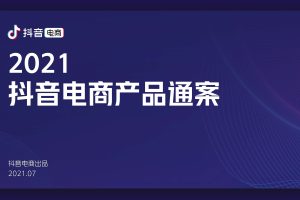 2021抖音电商产品营销通案（PDF）
