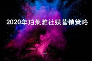 美妆品牌珀莱雅2020年社媒种草营销策略报告-微播易（PDF）