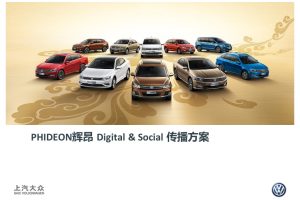 大众辉昂汽车新车上市社会化媒体品牌传播方案（PPT）