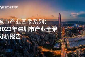 前瞻-城市产业画像系列：2022年深圳市产业全景分析报告（PDF）