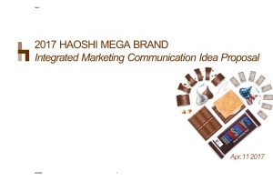 Haoshi好时巧克力品牌TVC创意方案（PPT）