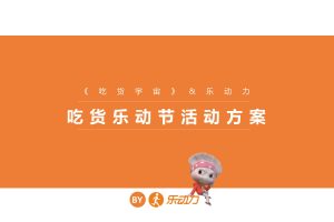 乐动力APP x 《吃货宇宙》电影IP联名-吃货乐动节活动策划方案（PDF）