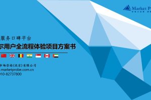 2018海尔服务质量用户全流程体验项目方案（PPT）