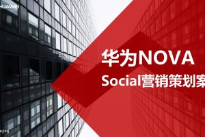 华为Nova手机Social社会化营销策划方案（PPT）