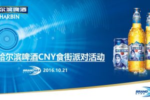 哈尔滨啤酒2016白啤新品上市春节食街派对活动方案（PPT）