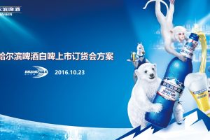 哈尔滨啤酒2016白啤新品上市订货会活动策划方案（PPT）