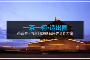 茶话弄奶茶×斯柯达汽车2021品牌联名跨界合作营销活动策划方案（PPT）