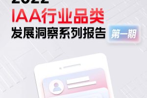2022年IAA行业品类发展洞察系列报告·第一期（PDF）