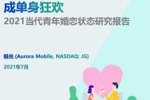 2021当代青年婚恋状态研究报告-极光大数据（PDF）