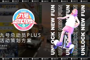 2022九号总动员卡丁车PLUS解锁新潮玩活动策划方案（PPT）