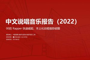 网易云音乐：2022年中文说唱音乐报告（PDF）