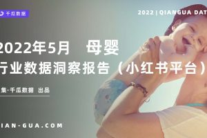 2022年5月母婴行业数据洞察报告（小红书平台）-千瓜数据（PDF）