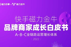2022快手磁力金牛品牌商家成长白皮书（PDF）
