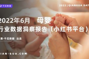 2022年6月母婴行业数据洞察报告（小红书平台）-千瓜数据(PDF)