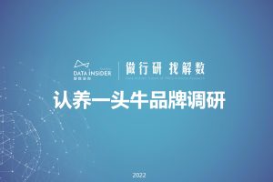 认养一头牛品牌调研-解数咨询(PDF)