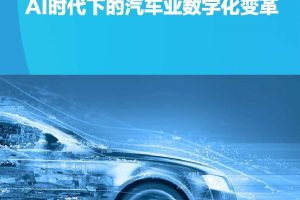 AI时代下的汽车业数字化变革白皮书-阿里云(PDF)
