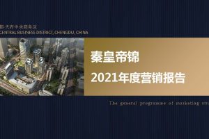 成都秦皇帝锦2020年度营销报告及2021年营销计划方案(PDF)