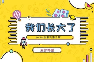 《我们长大了》综艺节目社会化创意传播方案(PDF)