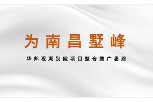 2022华邦观湖别院整合推广思路方案(PDF)