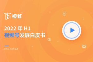 2022年H1视频号发展白皮书-阿拉丁研究院(PDF)