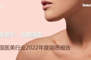 中国医美行业2022年度洞悉报告-德勤(PDF)