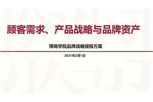 2021博商学院教育品牌战略提报方案(PDF)