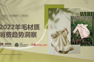2022羊毛材质消费趋势洞察-CBNData