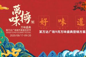 万达广场万味盛典暨城市美食狂欢节营销活动方案（PPT）