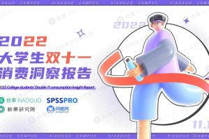 2022大学生双十一消费洞察报告-校果研究院&问卷网