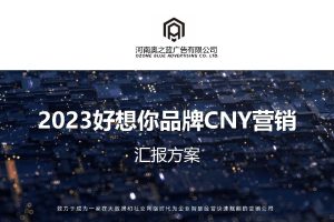 2023好想你品牌春节CNY营销方案（PDF）