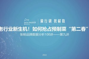 解数行研秀—第9期 老行业新生机！如何抢占预制菜“第二春”-解数咨询