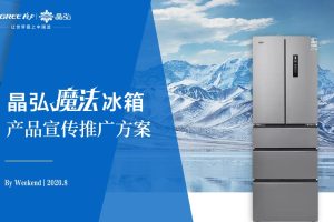 格力晶弘魔法冰箱产品上市宣传推广方案（PDF）