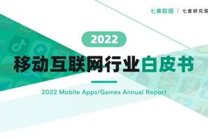 2022年移动互联网白皮书-七麦数据