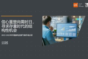 2022-2023年中国家电及燃气具市场分析-Gfk