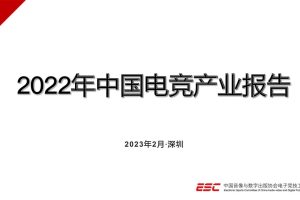 2022年中国电竞产业报告-中国音数协电竞工委