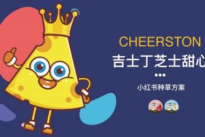 2022吉士丁芝士甜心新品上市小红书种草方案（PDF）