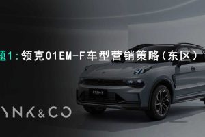 2022领克01EM-F 车型华东区域整合营销策略规划方案（PDF）
